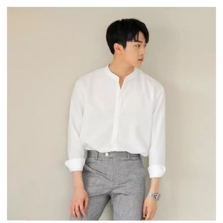 Áo sơ mi nam 🔸tahino🔸áo sơ mi nam cổ tàu, áo sơ mi nam cổ tàu không nhăn không xù cao cấp