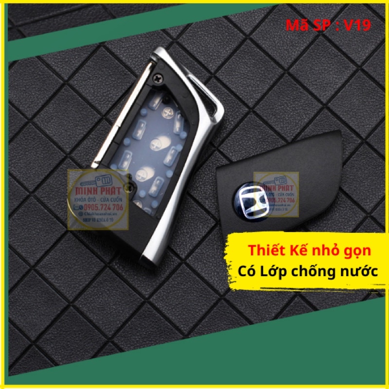 Chìa khoá xe Ô tô Honda City CRV, Accord, Civic V19