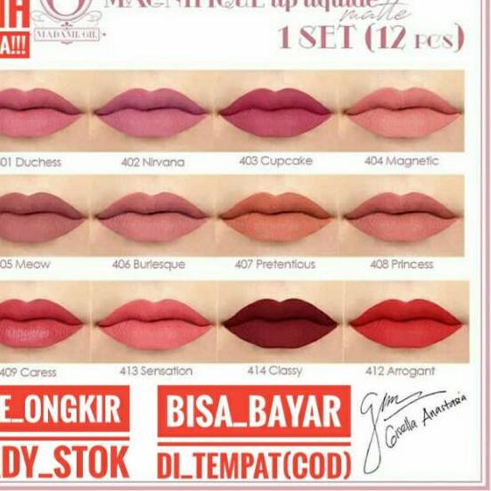 (Hàng Mới Về) Son Lì Trang Điểm Lâu Trôi 491 Madame Gie By Gisella Anastasia Madam Gisel | BigBuy360 - bigbuy360.vn