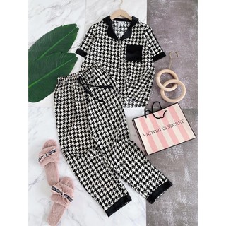 Bộ ngủ lụa quần dài ( giá sale)