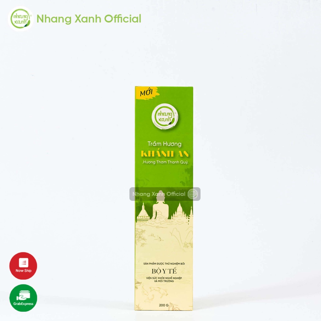 [ComBo 2 Hộp] Nhang Trầm Hương Khánh An 30cm - Hộp 200g - 100% tự nhiên, không hoá chất độc hại