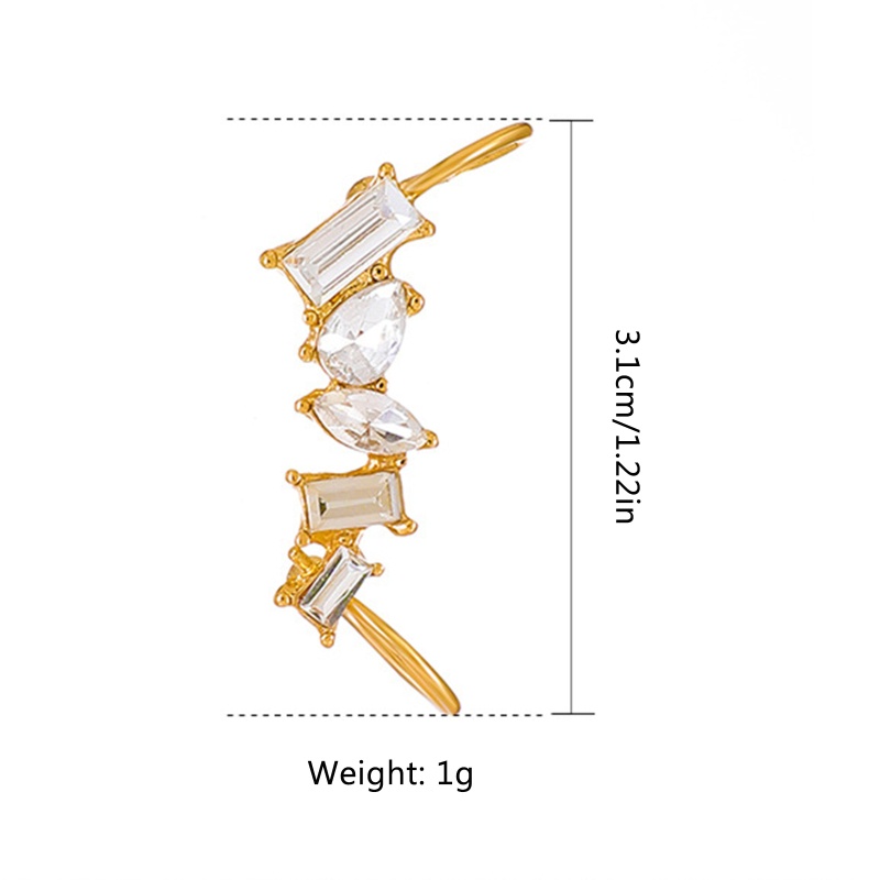 Khuyên Kẹp Vành Tai Không Xỏ Lỗ Thanh Lịch Cho Nữ