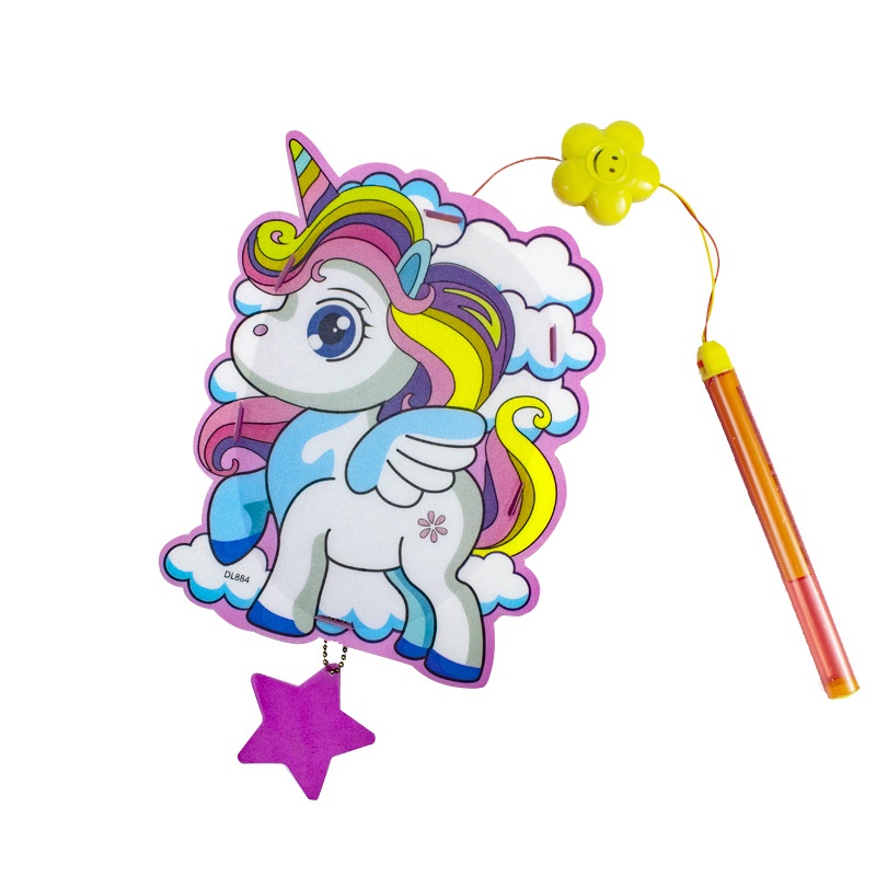 Lồng Đèn led Di Động Họa Tiết Hoạt Hình Dễ Thương Trang Trí Lễ Hội Mùa Thu Cho Bé