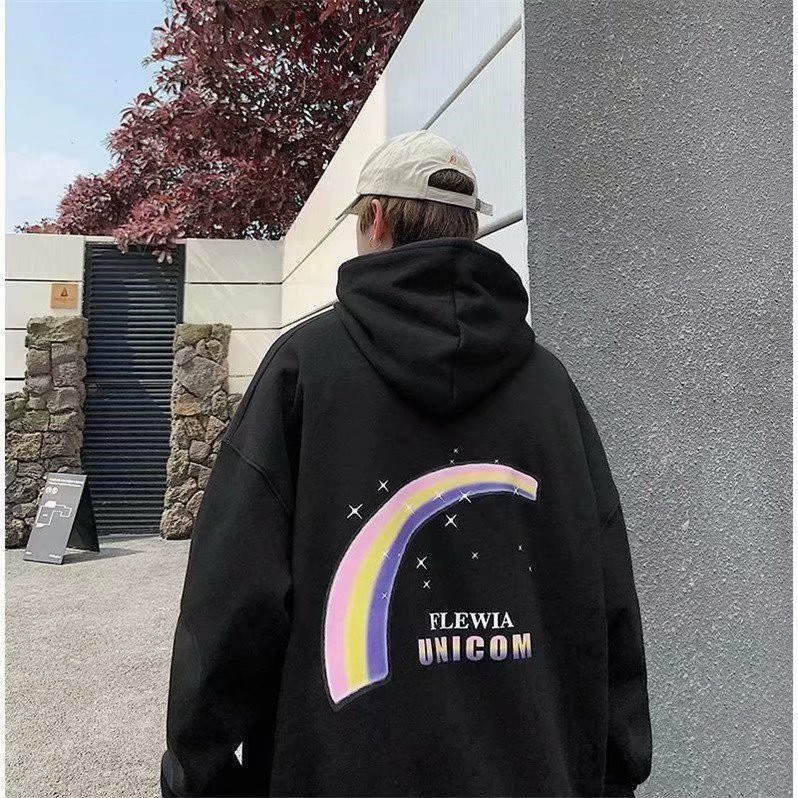 Áo Hoodie Họa Tiết Cầu Vồng Size M-5Xl Phong Cách Hàn Quốc Cho Nam | BigBuy360 - bigbuy360.vn