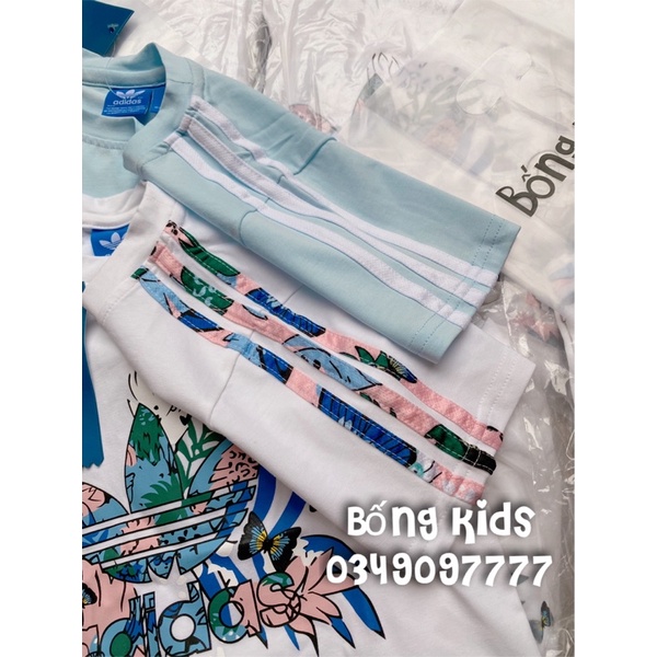 Bộ Legging Lửng Bé Gái Logo 3 Lá Thiên Nhiên