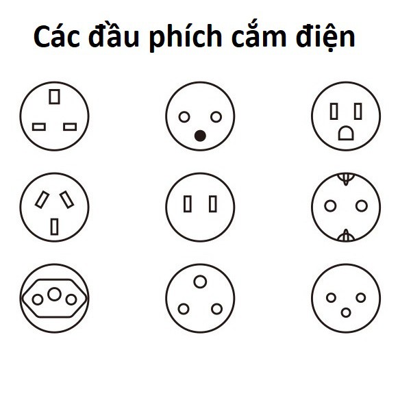 Ổ Cắm - Taky, Đầu Chuyển Đổi Phích Điện, 3 Chân Sang 2 Chân || 3 Chạc Sang 2 Chấu, Tiện Dụng, An Toàn - 8611