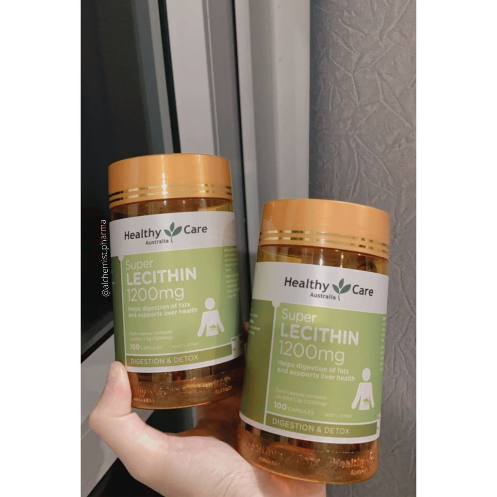 VIÊN UỐNG MẦM ĐẬU NÀNH HEALTHY CARE LECITHIN ÚC 100 VIÊN | Thế Giới Skin Care