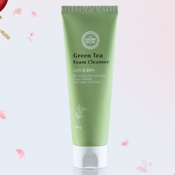 [CHÍNH HÃNG THE NATURE BOOK] SỮA RỬA MẶT TRÀ XANH THE NATURE BOOK - SỮA RỬA MẶT THE NATURE BOOK GREEN TEA FOAM CLEANSER