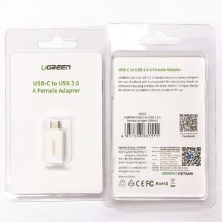 [ELHA gift] Đầu Chuyển Đổi Ugreen USB Type-C_ 30155