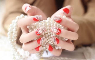 Combo 3 bộ móng tay giả giá rẻ nhất shopee