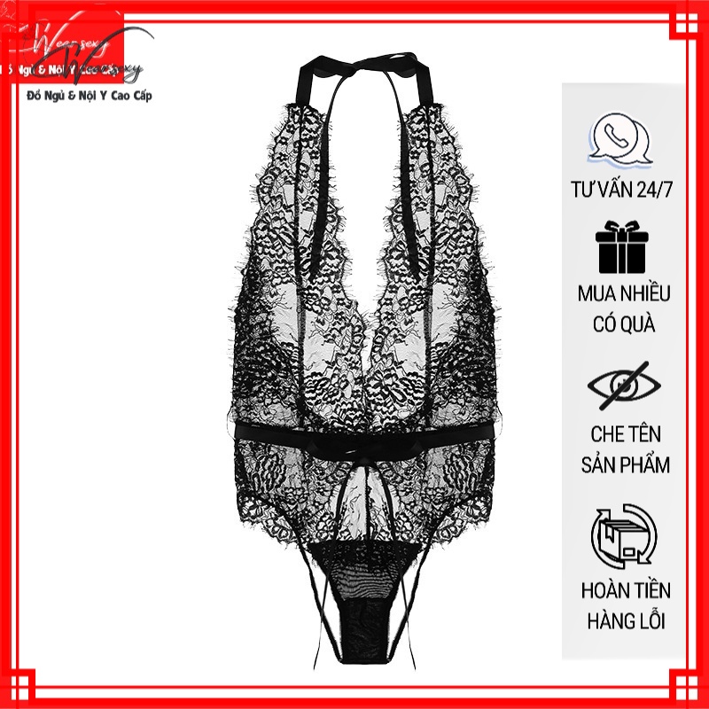 [SẴN] Váy Ngủ Ren Sexy Gợi Cảm MS1519 [CWEAR.SEXY_ĐỒ NGỦ &amp; NỘI Y CAO CẤP]