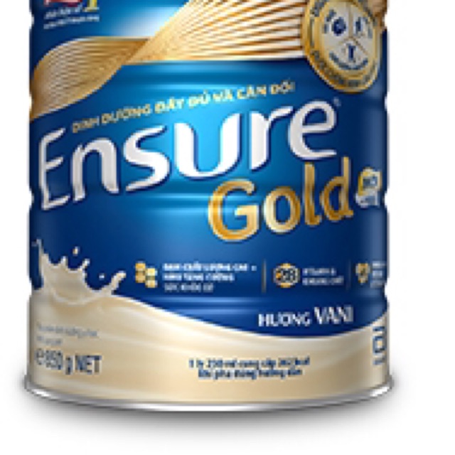 Sữa Ensure gold 850g ( mẫu mới date 2021)