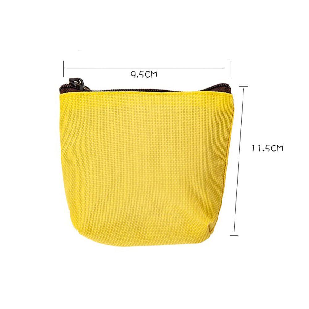 Ví Canvas Đựng Tiền Xu / Thẻ Thiết Kế Đơn Giản Cho Nữ