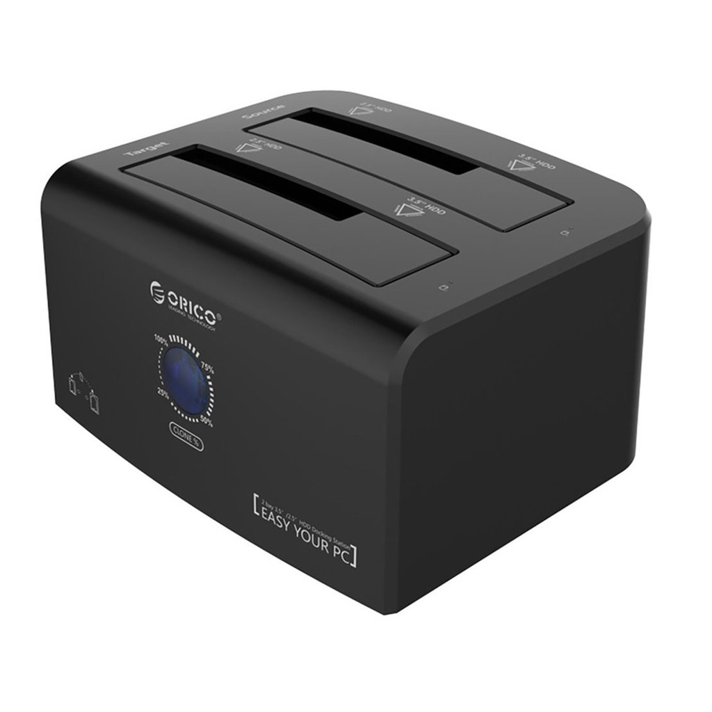 [New promo]Double Disk Position Offline Copy Hard Disk Base Hard Drive Docking Station | BigBuy360 - bigbuy360.vn