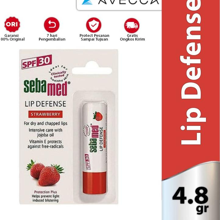SEBAMED (Hàng Mới Về) Son Dưỡng Ẩm Môi Chiết Xuất Dâu Tây Spf 30 4.8 Gr / Rgd-597