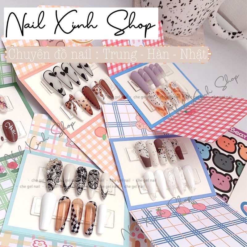 Giấy Nail Box gắn móng tay giả giá rẻ
