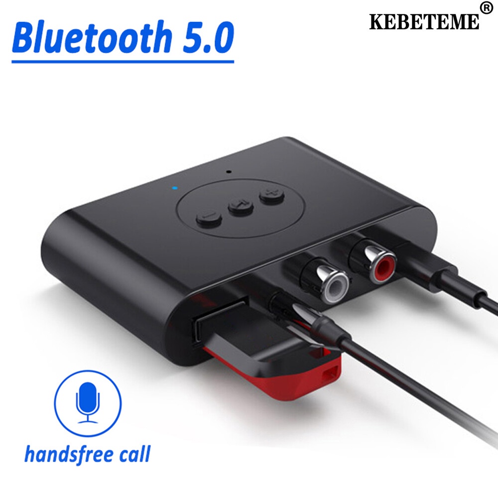 Bộ Chuyển Đổi Âm Thanh Bluetooth 5.0 3.5mm RCA 3.5mm RCA U Disk Cho Loa Xe Hơi