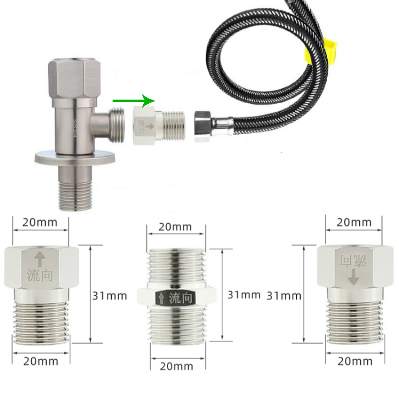 Van Nối Ống Nước Nóng G1 / 2 Tiện Dụng Chống Chảy Ngược Một Chiều