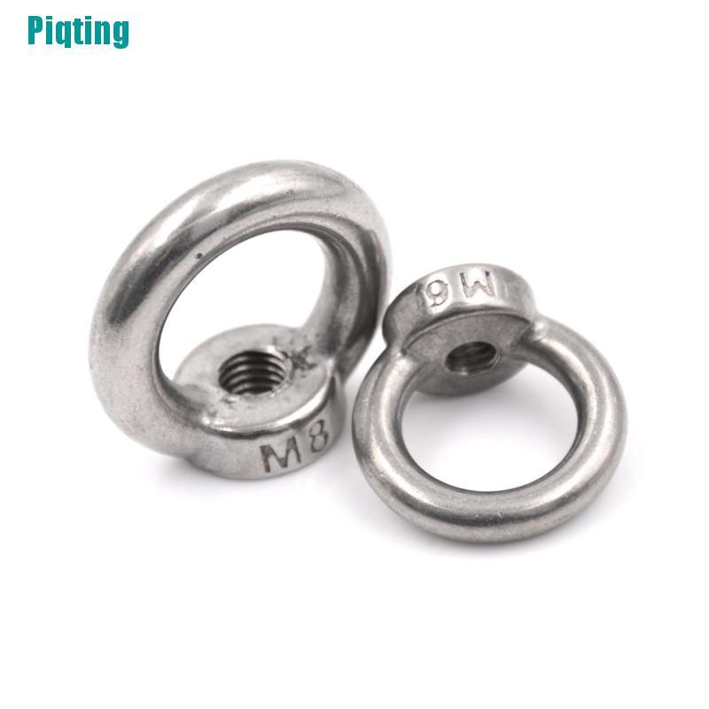 Vòng Đai Ốc Nâng Mắt Bằng Thép Không Gỉ M5 / M6 / M8 / M10 / M12 304