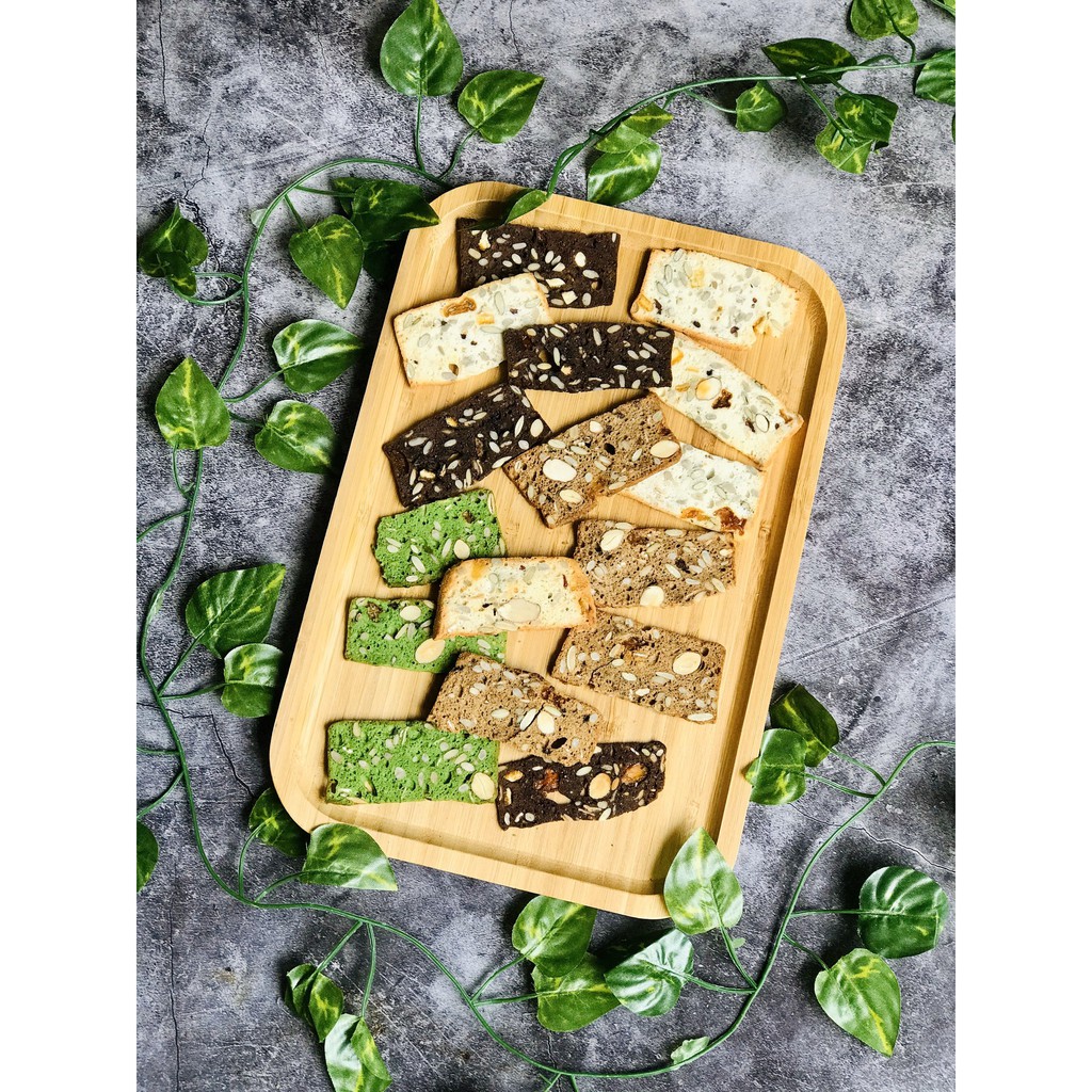 Biscotti Hạt Tổng Hợp/ Matcha/ Chocolate/ Dừa Hữu Cơ 300g