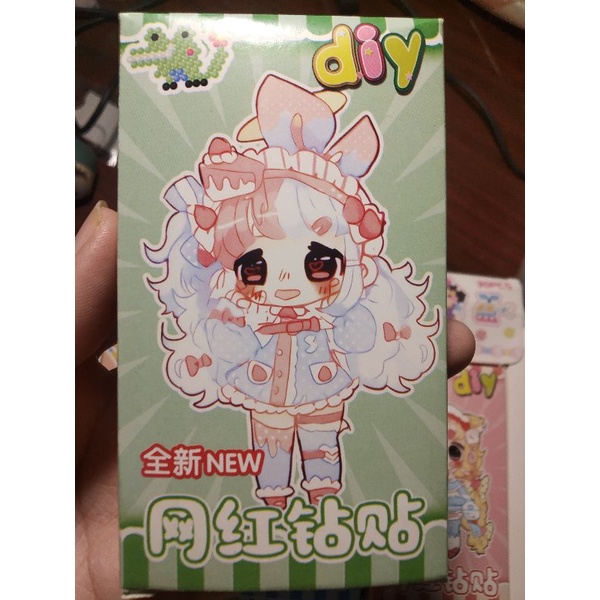 Bộ 30 Hộp Sticker Đính Đá Supper Cute  Đủ Dụng Cụ