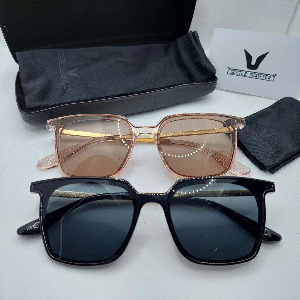 Mắt Kính Nữ Thời Trang Tràn Viền, Kính Mát Nữ Chống Tia UV Tròng Thủy Tinh Thời Trang