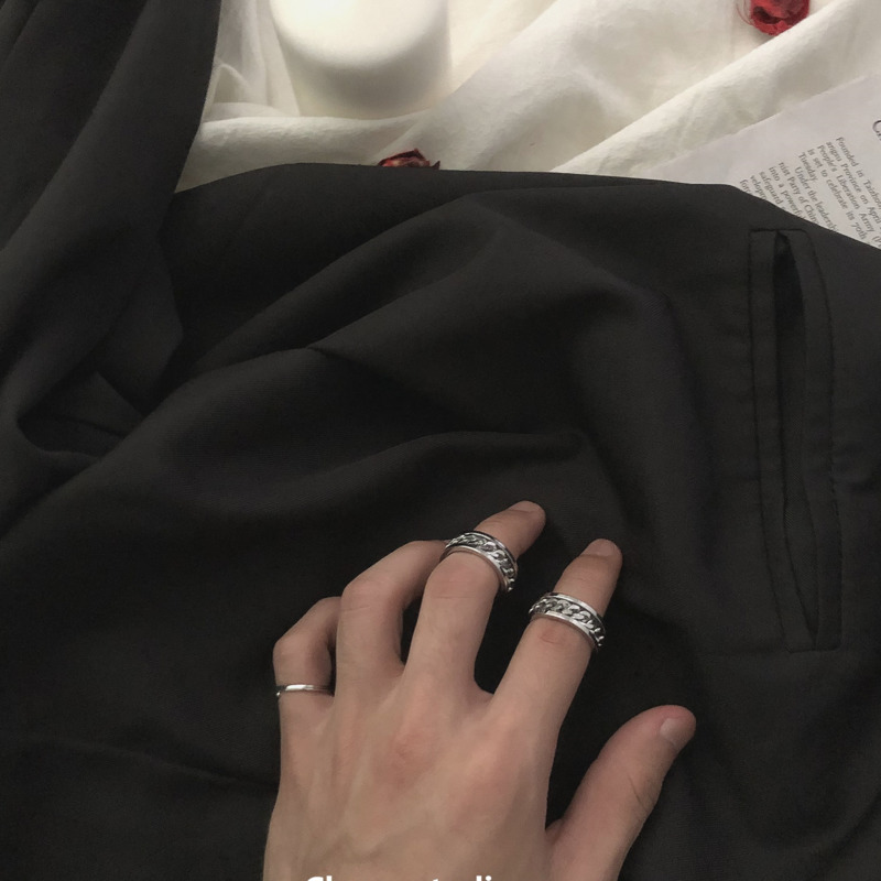 Nhẫn xoay đơn giản cá tính thời trang