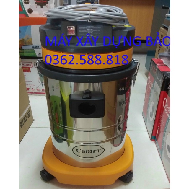 Máy hút bụi công nghiệp Máy hút bụi CAMRY70 lít Đầy đủ phụ kiện bảo hành 12 tháng