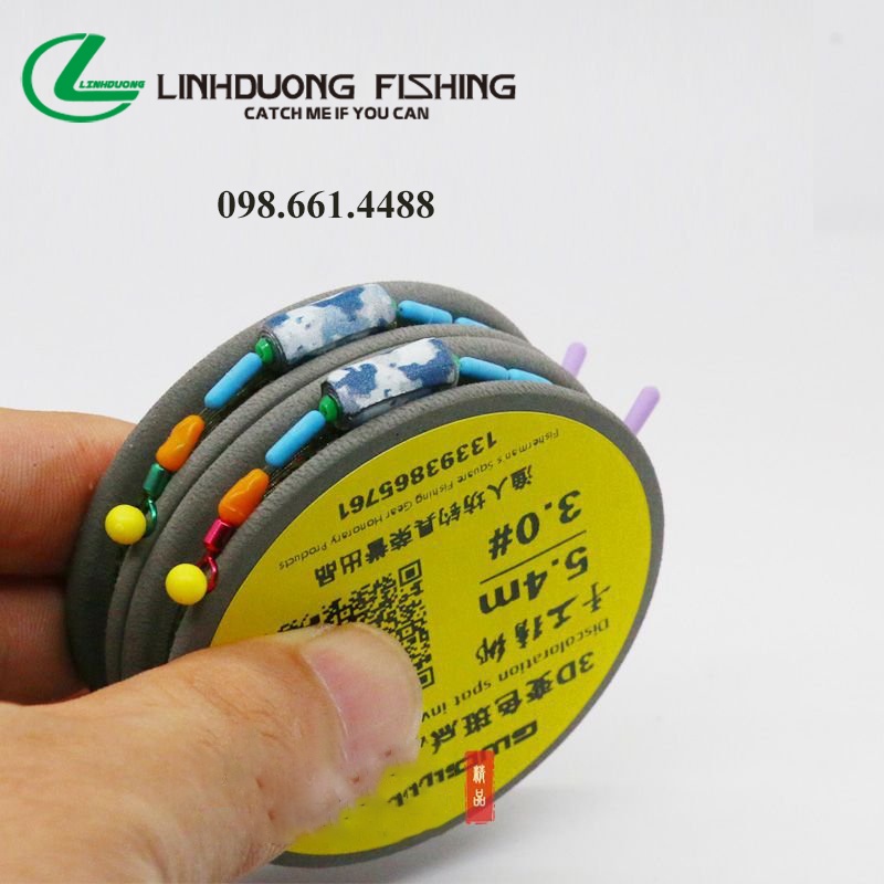 Trục Buộc Sẵn Cước Câu Cá Tàng Hình Có Đủ Size