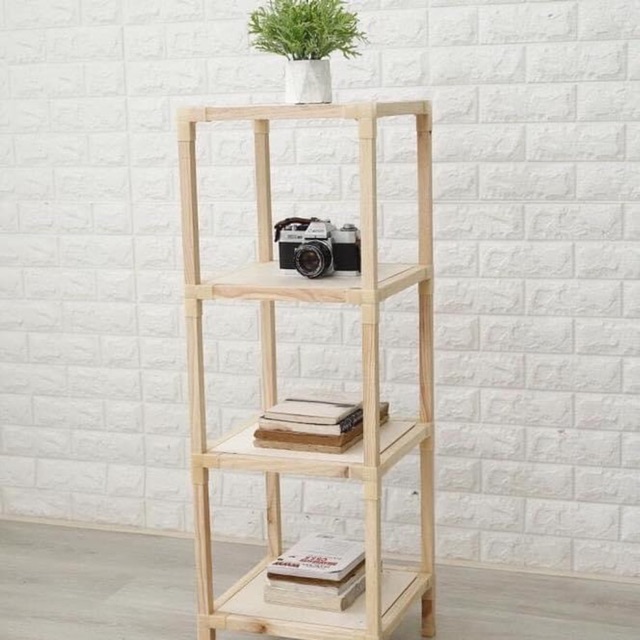 Kệ gỗ 4 tầng đa năng