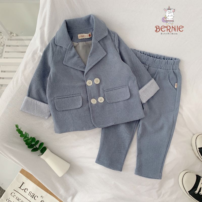 _Bộ vest tech hàn cho bé trai/gái 9 đến 22kg