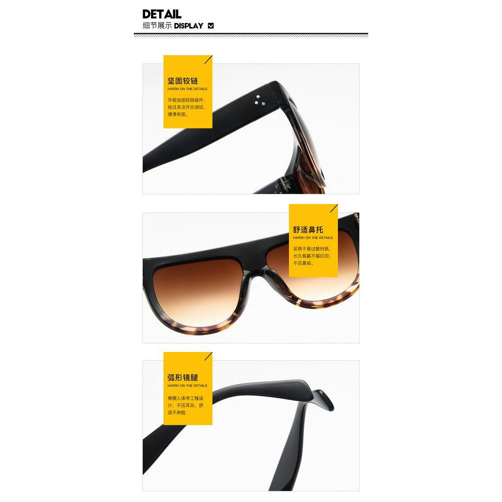 Kính Mát Gọng Lớn Phong Cách Châu Âu