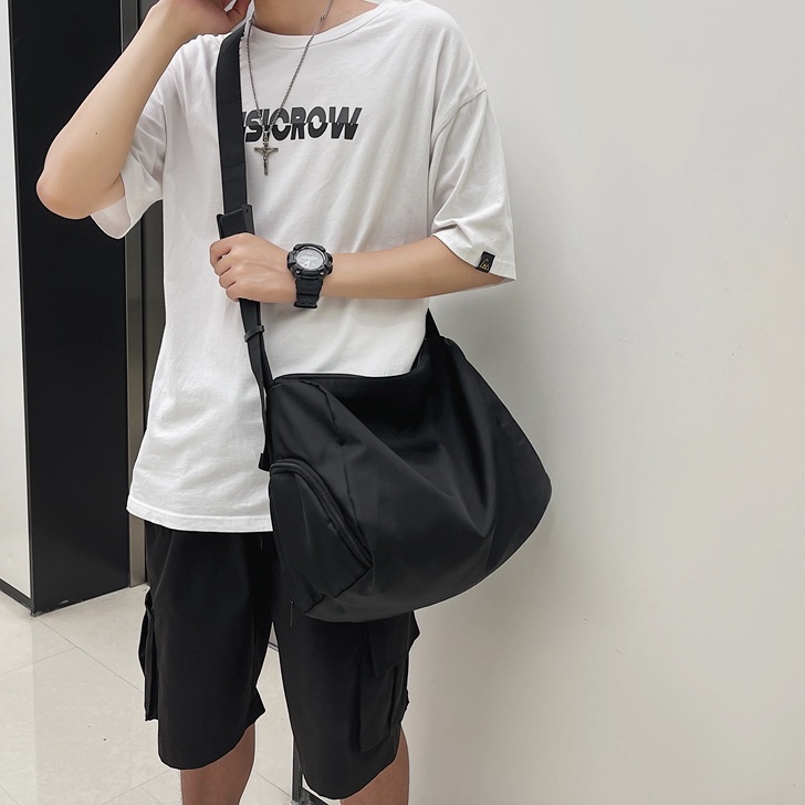 Túi Đeo Chéo Bằng Nylon Thời Trang Hàn Quốc Cho Nam