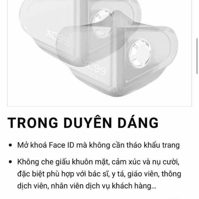 Khẩu Trang Nhựa TPU Trong Suốt MAX99