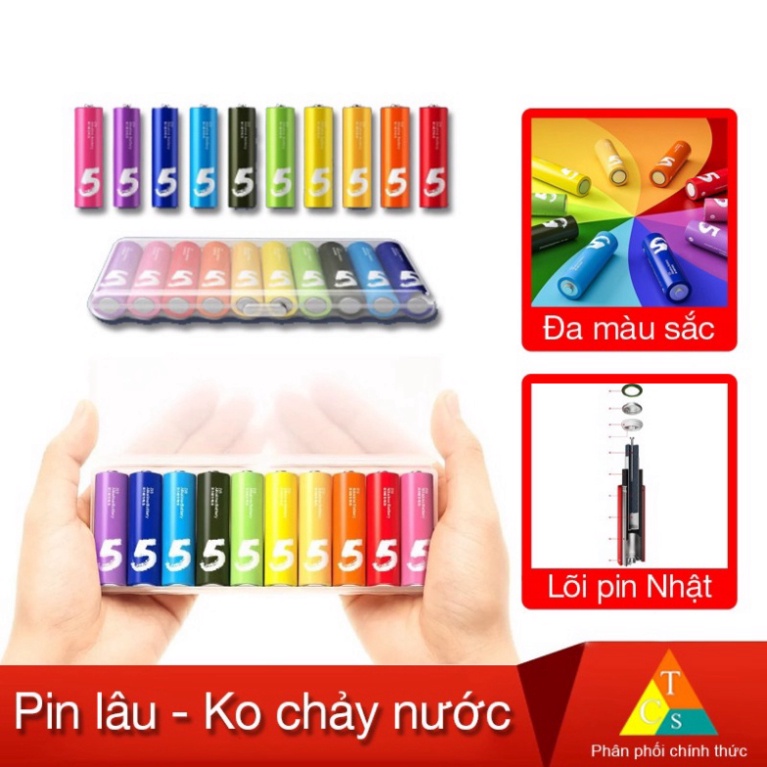Pin tiểu AA số 5 Rainbow