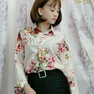 Sơmi lụa 3d cao cấp