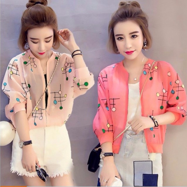 ÁO KHOÁC THỜI TRANG-áo voan-áo nữ