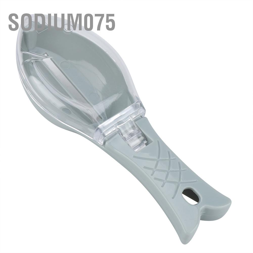 Sodium075 Fast Remove Fish Skin Scraping Brush Plastic Scraper Kitchen Cleaning Fishes Knife