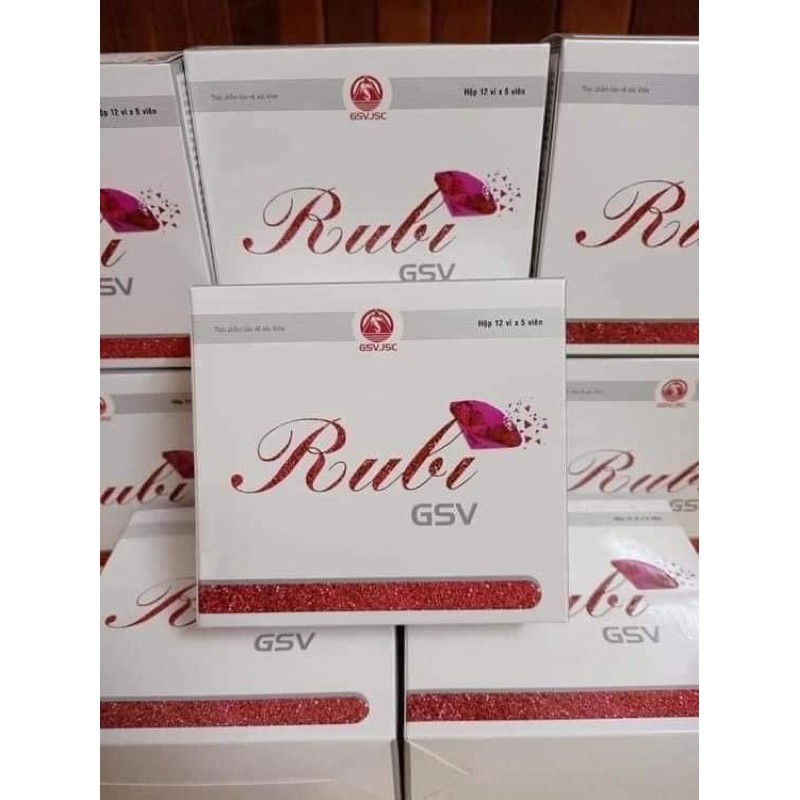 RUBI GSV- BỔ SUNG VITAMIN VÀ ĐẸP DA 60Viên | BigBuy360 - bigbuy360.vn