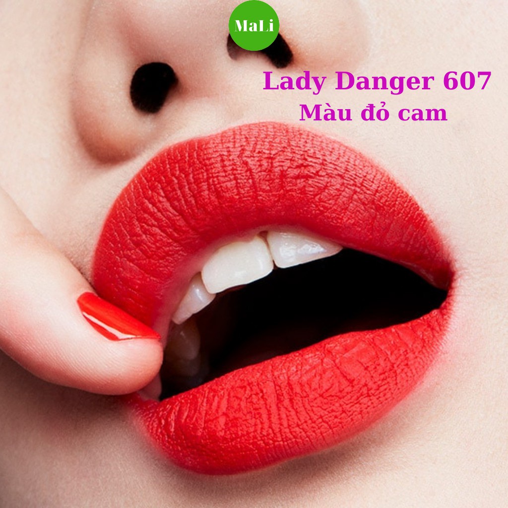 Son Mac Thời Thượng Mac Lady Danger 607 Đủ bill Check mã vạch mới về, màu chuẩn, lì
