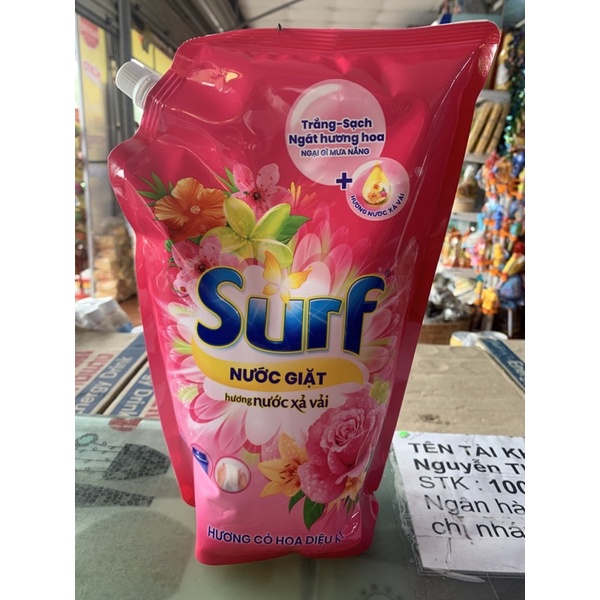 Nước giặt Surf hương cỏ hoa diệu kỳ - Túi 1.7 kg