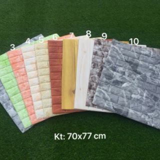 Xốp Dán Tường 3D Giả Đá