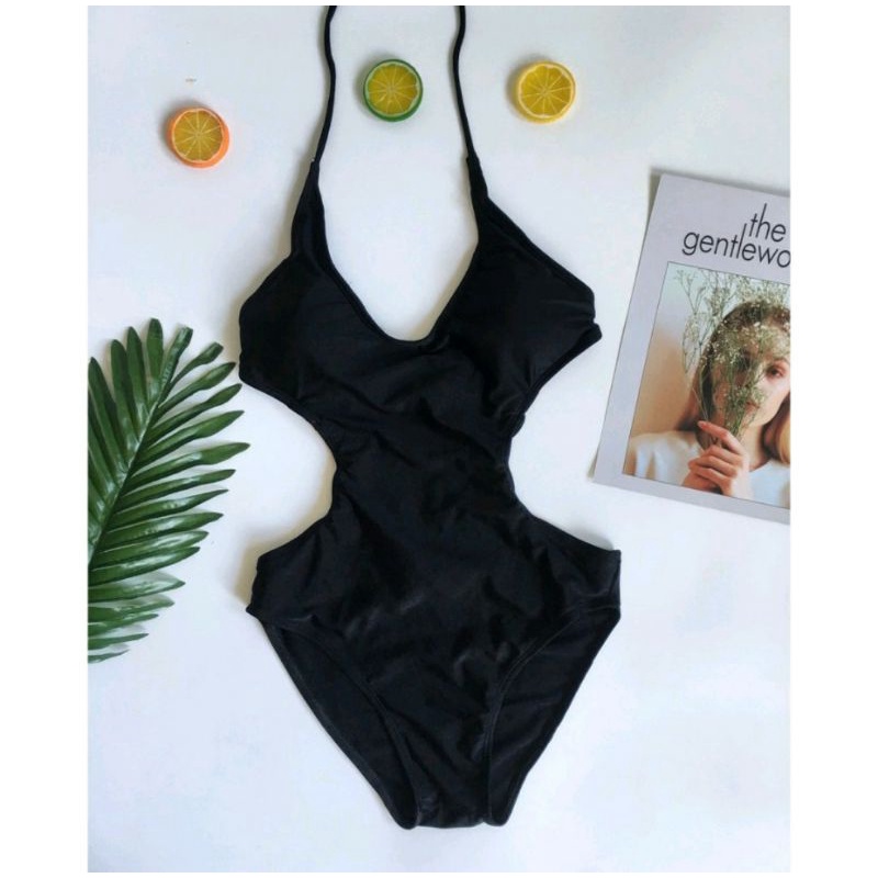 Mẫu Bikini đi biển đẹp liền mảnh đan dây hách vòng eo size S M L
