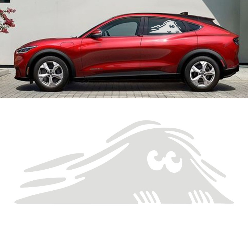 Miếng Dán Trang Trí Ngoại Thất Xe Hơi Chống Nước Hình Quái Vật Nhiều Màu Sắc