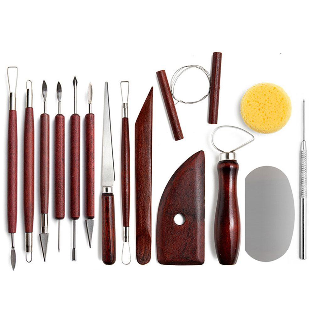 BORAG Bộ 15 Dụng Cụ Điêu Khắc Đất Sét Chuyên Dụng