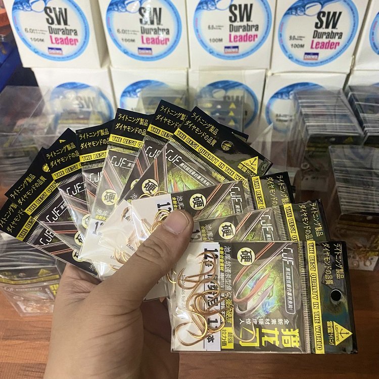 Lưỡi Câu Cá CJF Săn Rồng Có Ngạch Lưỡi Câu Đài Săn Hàng Siêu Bén Chất Liệu Cao Cấp