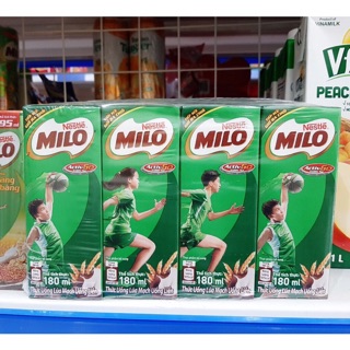  Sữa tươi milo 180ml vỉ 4hộp