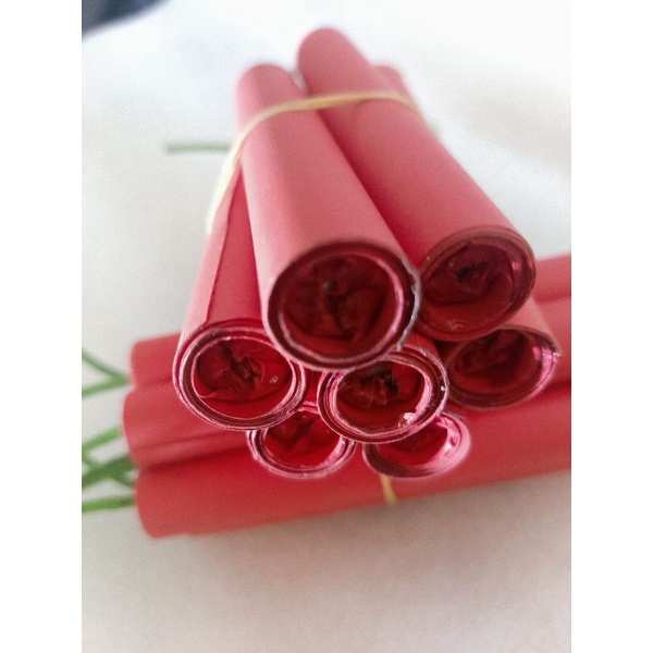 5 viên giấy đỏ hoàn thiện