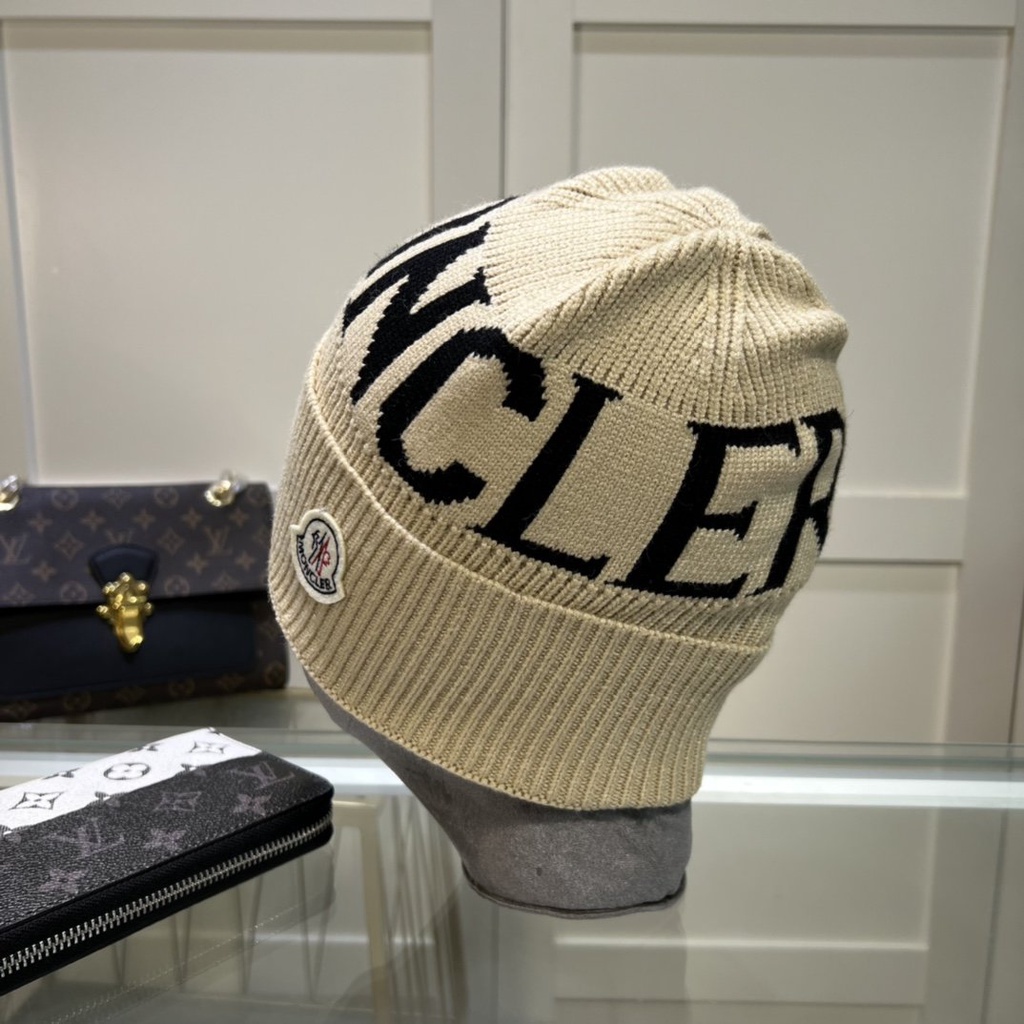 Hàng Có Sẵn Mũ Len Chui Đầu Co Giãn Giữ Ấm Thời Trang MONCLER Cho Nam Và Nữ112615