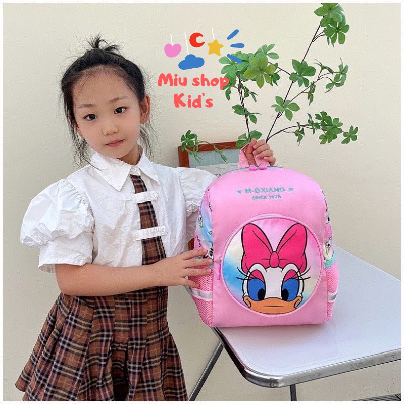 Balo Trẻ Em, Ba Lô đi Học Mẫu Giáo Mầm Non Siêu Nhẹ Ngựa Pony Công Chúa Sư Tử Caption Kỳ Lân Unicorn Bắp Ngô Kids 2022